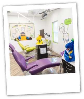 Pediatric dental treatment room