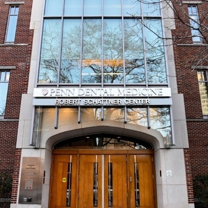 Exterior of Penn Dental Medicine Robert Schattner Center building